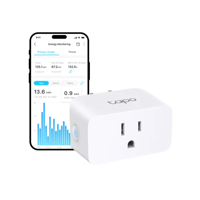 (兩入組)【TP-Link】智慧插座 遠端控制 過載保護 安全認證 電力監控 支援Matter(Tapo P110M)