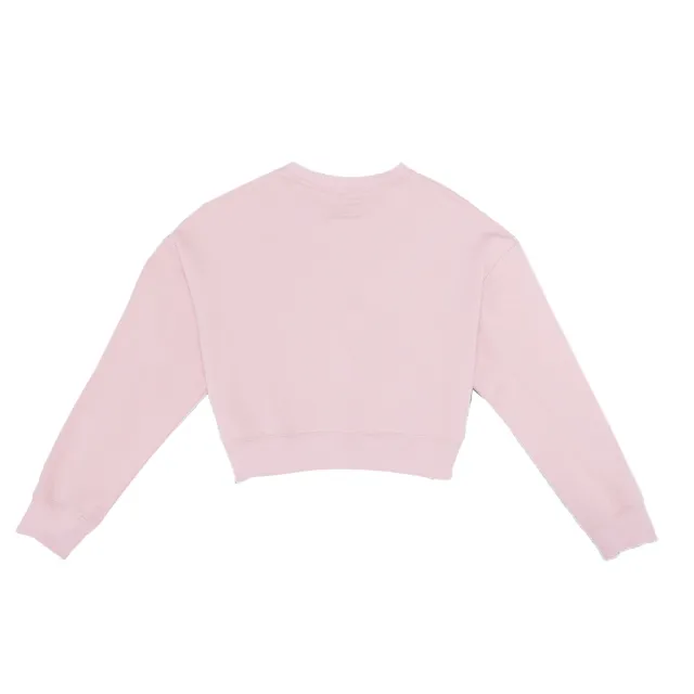 【CONVERSE】長袖 大學T 衛衣 女上衣 FRENCH TERRY LOOSE FLEECE TOP(WCH723-ACQ)