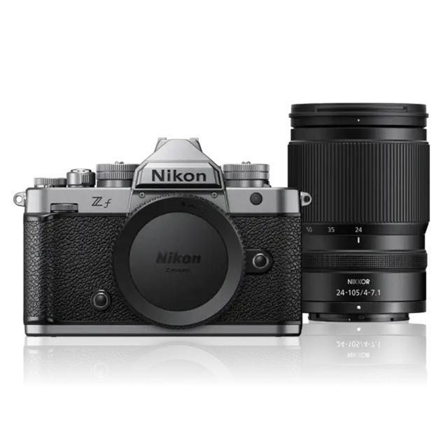 【Nikon 尼康】Nikon ZF + NIKKOR Z 24-105mm F4-7.1 KIT-銀色(公司貨)