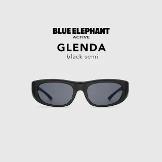 【BLUE ELEPHANT】GLENDA black semi ACTIVE運動款式 抗藍光眼鏡 鏡框 附盒 官方旗艦店