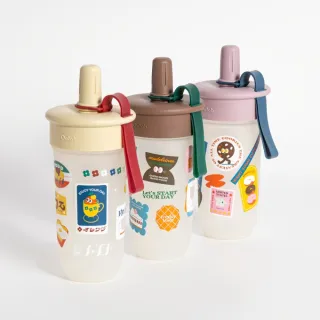 【Oolab 良杯製所】豆沙吸管杯 木登合作款800ml(3色任選/隨行杯/輕巧杯/豆沙杯)