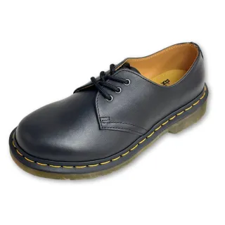 【Dr.Martens】馬汀 1461 Nappa 平底3孔綁帶低筒霧面牛津鞋 黑 馬丁紳士鞋 男女休閒皮鞋11838001