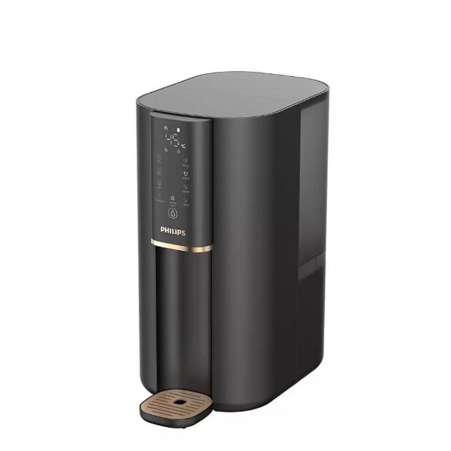 【Philips 飛利浦】新一代超長效過濾智能雙效UV-C滅菌/RO瞬熱濾淨飲水機ADD6901BK(主機內含濾芯)