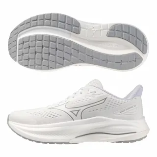 【MIZUNO 美津濃】慢跑鞋 女鞋 運動鞋 緩震 2E楦 白 J1GD264427