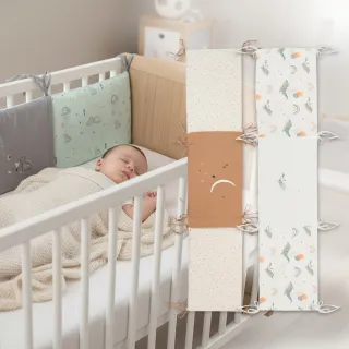 【bimbidreams】★網購獨家★竹纖有機棉床圍 195x40x3cm(嬰兒床圍 寶寶防撞 安全防護 床邊護欄)