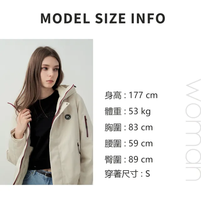 【ELLE ACTIVE】女款 90%高含絨極暖鎖溫羽絨外套-深藍色(EA25A1W6702-39)