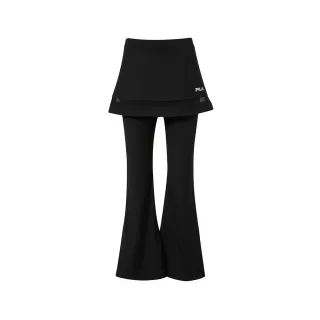 【FILA】女針織裙褲-黑色 5PNA-1327-BK