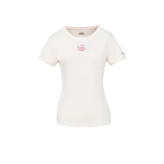 【FILA】女短袖圓領T恤-米白 5TEA-1317-IV