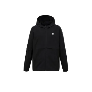 【FILA】男平織外套-黑色 1JKA-1003-BK