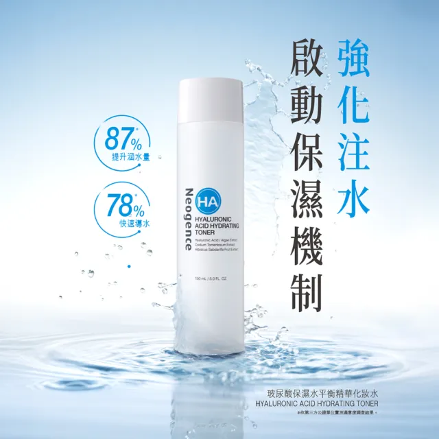 【Neogence 霓淨思】玻尿酸保濕水平衡精華化妝水400ml
