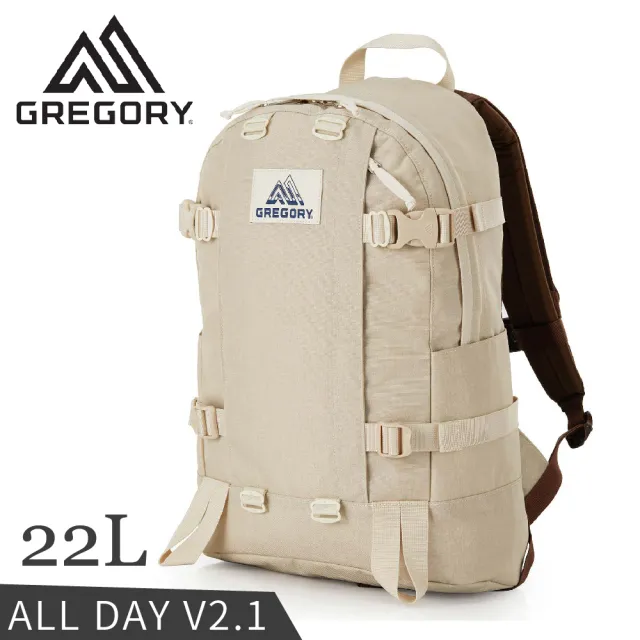 【Gregory】22L ALL DAY V2.1後背包《沙米黃》131365/雙肩背包/日系街包/休閒背包
