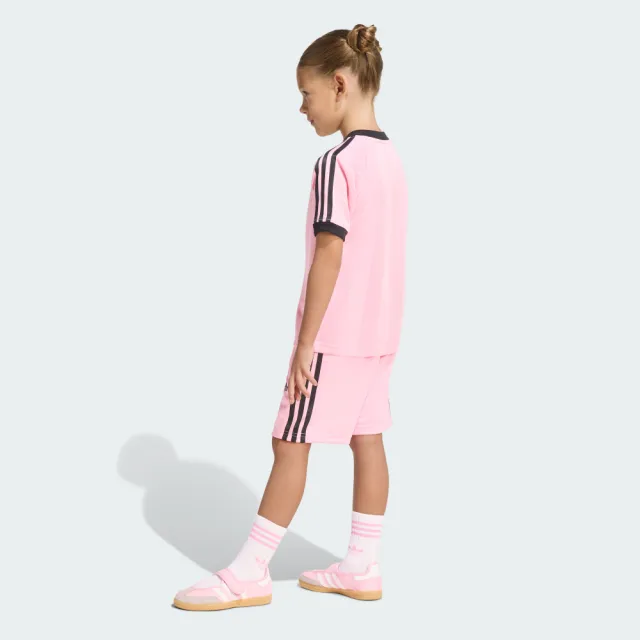 【adidas 愛迪達】運動套裝 短袖/短褲 童裝 - Originals KD3318