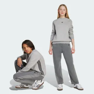 【adidas 愛迪達】丹寧長褲 童裝 - Originals JV7802