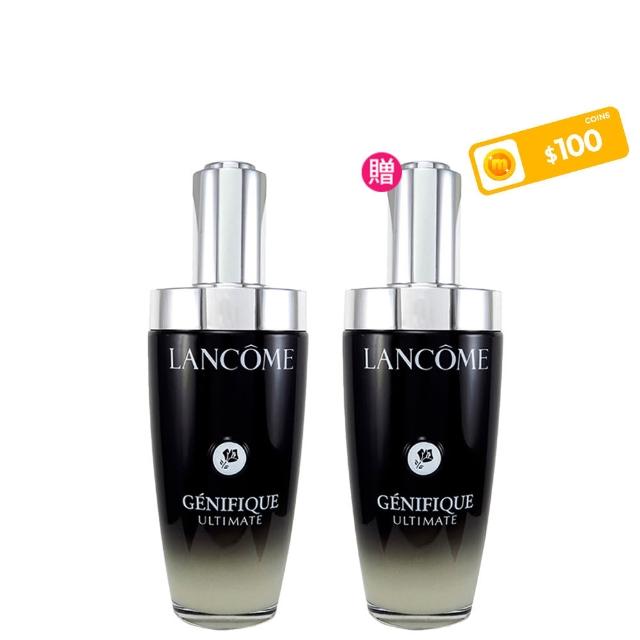 【LANCOME 蘭蔻】買1送1 加大版 超極限肌因賦活露100ml(國際航空版/新小黑瓶)