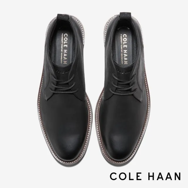 【Cole Haan】Roundhill Grand Chukka Boot 查卡靴 男款一般楦 黑色(C41518)