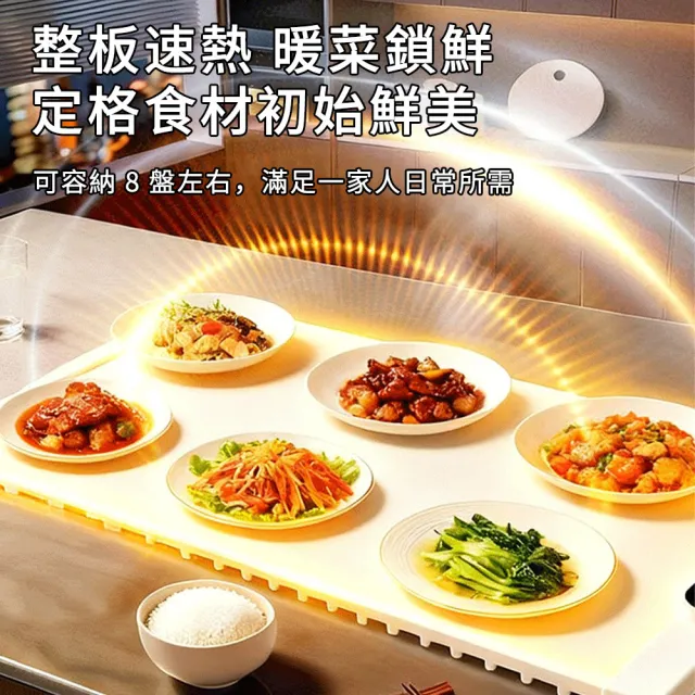 Kolim 多功能加熱恆溫大容量暖菜板 加熱杯墊 熱菜板 保溫保鮮墊 暖菜寶 10檔調節 90*38cm