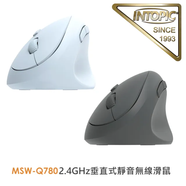 INTOPIC】2.4GHz垂直式靜音無線滑鼠(MSW-Q780) - momo購物網- 好評推薦
