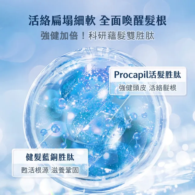 【美吾髮】AQILAH髮本對策 雙胜肽強健芯生養髮液50ml(奇蹟小藍瓶/健髮/蓬鬆/豐盈)