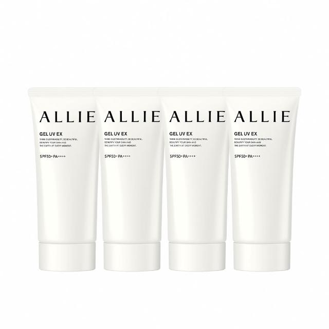 【Kanebo 佳麗寶】ALLIE 持采UV高效防曬水凝乳4入團購組(90gx4)