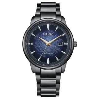 【CITIZEN 星辰】PAIR系列 銀河宙光 田馥甄Hebe廣告配戴款 光動能男錶/39.2mm(BM7595-89M)