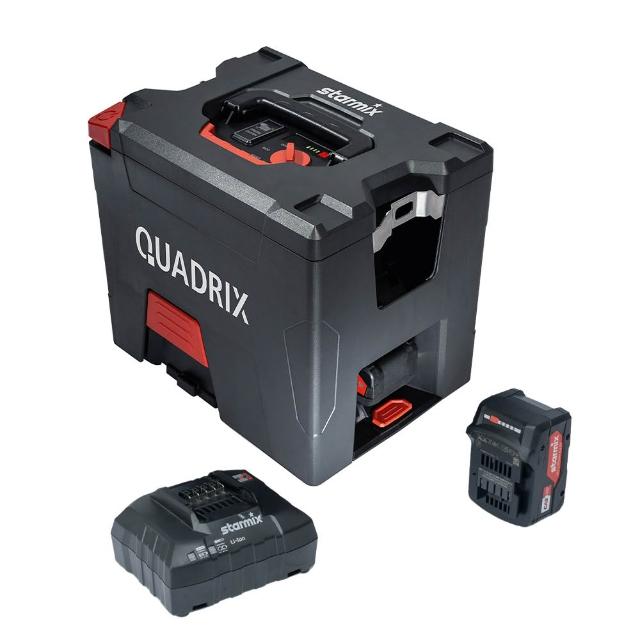 【Starmix 吸特樂】頂配款無線便攜型氣壓式清潔乾吹兩用吸塵器 （QUADRIX L 18V）