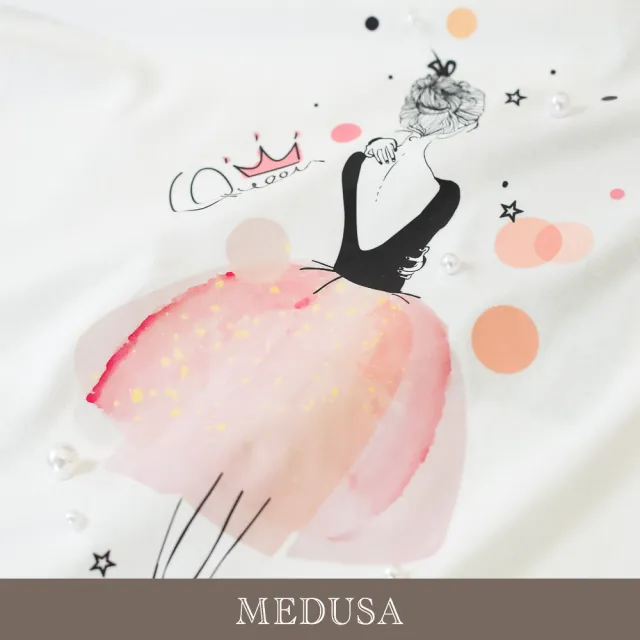 【MEDUSA 曼度莎】現貨-法式芭蕾娃娃質感T恤 - 2色（M-XL）｜女T恤 長袖T恤 休閒上衣（701-52901）