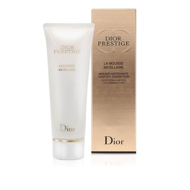 Christian Dior迪奧 精萃再生玫瑰潔顏乳120g 是一款來自法國專櫃的高階潔顏產品，適合各種膚質使用。該產品具備美白、清潔、去角質、保濕與舒敏多重功效，能有效潔淨臉部與眼部肌膚，同時修復肌膚屏障，提升肌膚亮澤度與柔滑感。產品為公司貨，品質有保障，儲存期限為三年。