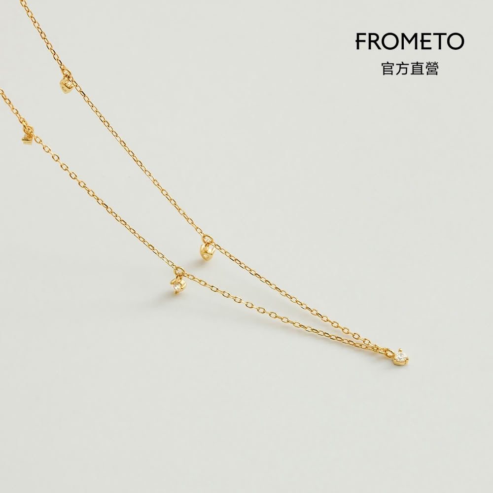 【FROMETO】星芒｜全純銀項鍊 贈禮盒包裝 (輕珠寶 / 生日禮物)