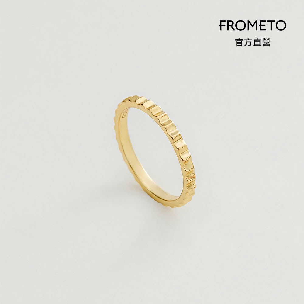 【FROMETO】細語｜全純銀戒指 贈禮盒包裝 (輕珠寶 / 生日禮物)