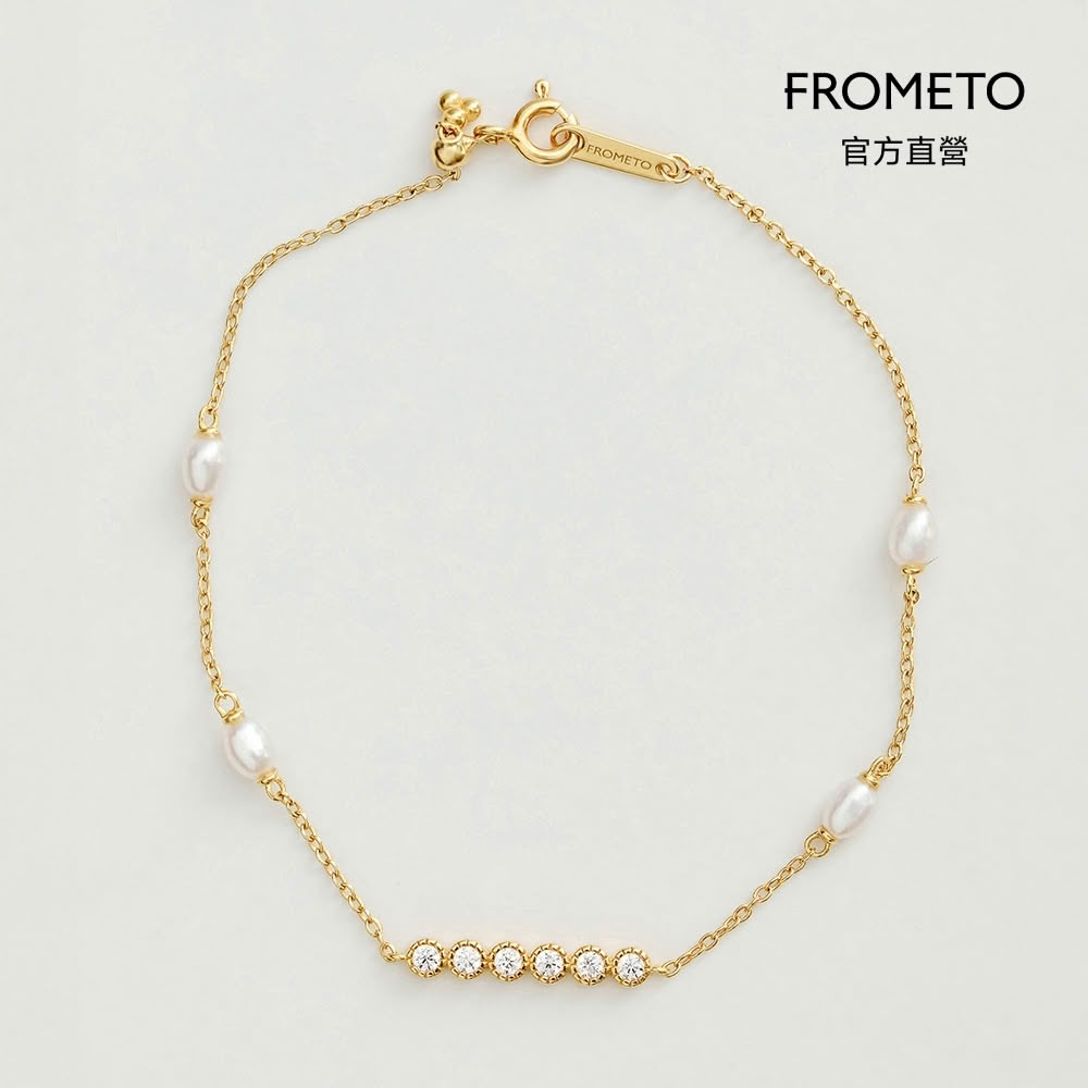 【FROMETO】瀲灩｜全純銀手鍊 贈禮盒包裝 (輕珠寶 / 生日禮物)