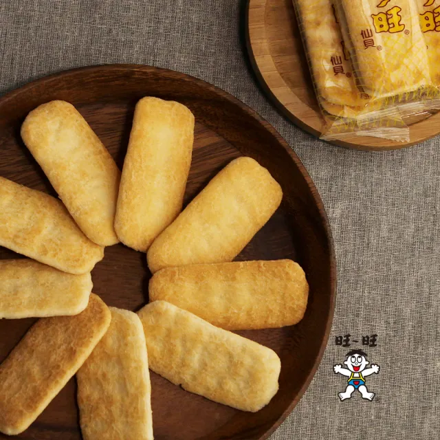 【旺旺】仙貝經濟包 350g/包(米果 全素 仙貝 中元/拜拜)