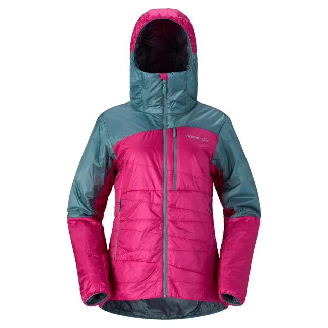 【NORRONA】falketind thermo40 連帽外套 女款 紫紅色