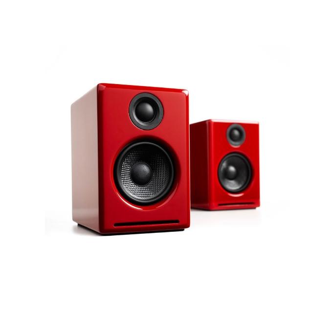 【Audioengine】A2+ 2025升級版 主動式立體聲藍牙書架喇叭(紅)
