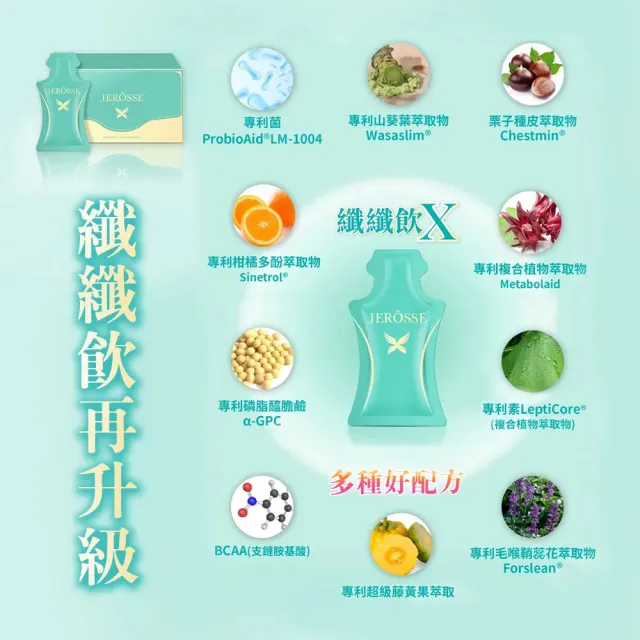 【JEROSSE 婕樂纖】纖纖飲X 2盒 14包/盒(第三代 升級上市)