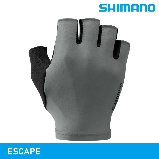 【SHIMANO】ESCAPE 自行車手套 灰色(露指手套 城市綠洲)