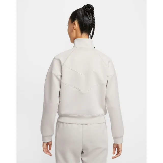 【NIKE 耐吉】休閒外套 女 AS W NSW NK WR POLY KNIT JKT 運動 休閒 復古 白 (HJ0976072)