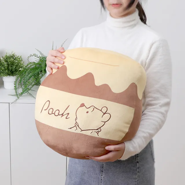 【Norns】迪士尼 MOCHI Feel 麻糬造型枕 小熊維尼蜂蜜罐 小熊維尼大臉 ｜ Disney