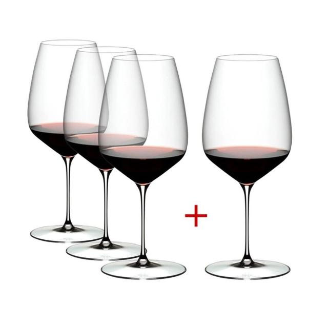 【Riedel】任選-Veritas/Performance 買3送1超值組(居禮名店獨家代理 紅酒杯 白酒杯 香檳杯)