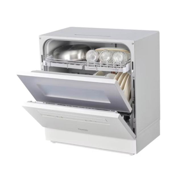 【Panasonic 國際牌】桌上型自動洗碗機 6人份 NP-K1YWHR2TW贈SP-2603、SP-PL02(不含安裝)