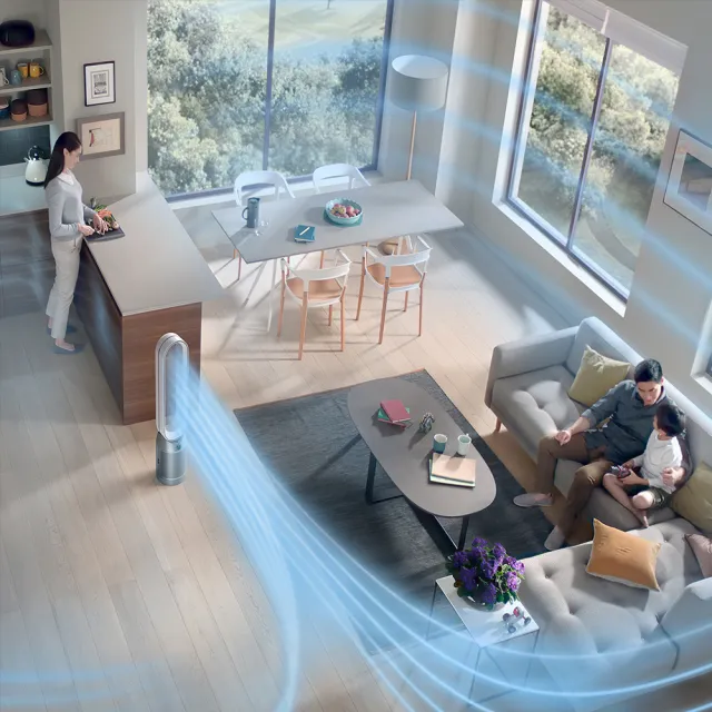 【dyson 戴森】限量福利品 TP07 Purifier Cool 二合一空氣清淨機(銀白色)