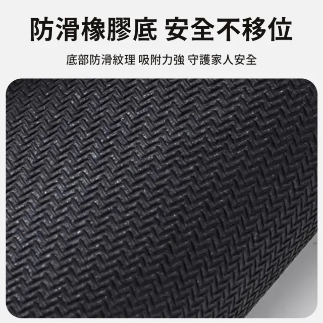 【wellane】編織紋止滑吸水防油地墊 廚房浴室腳踏墊 玄關地墊 45x120cm