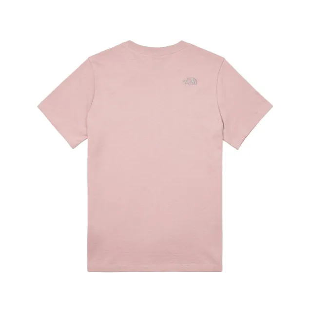 【The North Face】TNF 休閒 短袖上衣 W TNF ESSENTIAL FOUNDATION REGULAR SS TE 女 粉 (NF0A8GWF0SO)