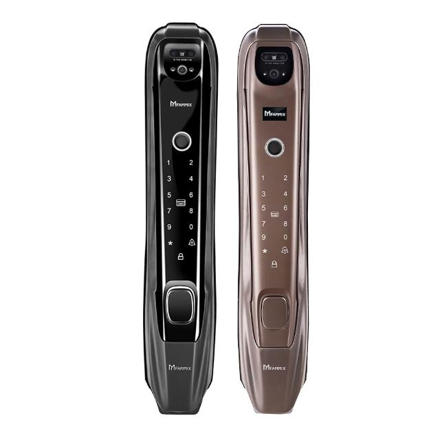 FAMMIX 菲米斯 SAFER-F3 智慧門鎖，採用推拉式設計，支援密碼式、指紋辨識、卡片感應式及鑰匙解鎖。內建 APP 遙控、WiFi 傳輸、觸控面板、智慧聯網、藍芽遙控及無線搖控功能，讓居家安全更便捷。保固期 1 年 182 天。注意事項：七天鑑賞期不等於試用期，人為損壞無法退貨；退貨須全新完整包裝，勿拆解或損毀外盒；拆封前檢查完整性；使用過商品非功能瑕疵不退貨。