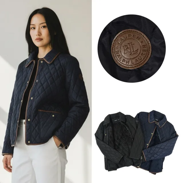 【RALPH LAUREN】限時特價 菱格紋 鋪棉外套 女外套 POLO 菱格外套 內短刷毛 無帽外套 冬天外套 外套 @1745