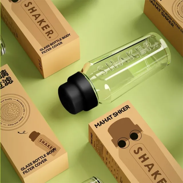 【茉家】曼哈頓玻璃手搖飲調酒杯(3入)