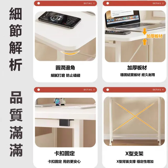 【E家工廠】折疊桌 書桌 電腦桌 寫字桌 辦公桌  工作桌 學生桌(323-KC80公分折疊桌)