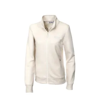 【K-SWISS】運動外套 MOCK NECK JK 1 立領 拉鍊 女款 奶油白色 1912498-026