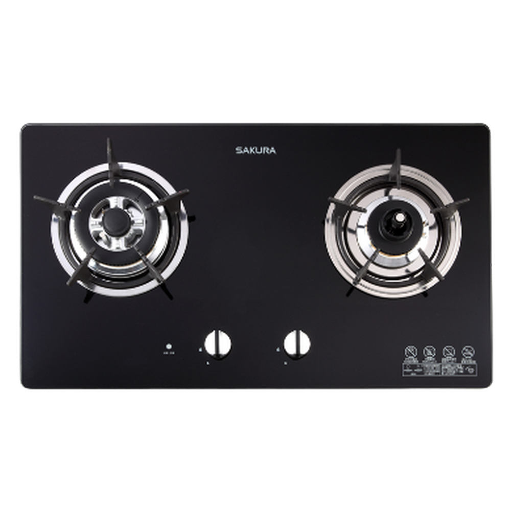 【SAKURA 櫻花】二口防乾燒節能檯面爐(G2820G原廠保固原廠基本安裝)