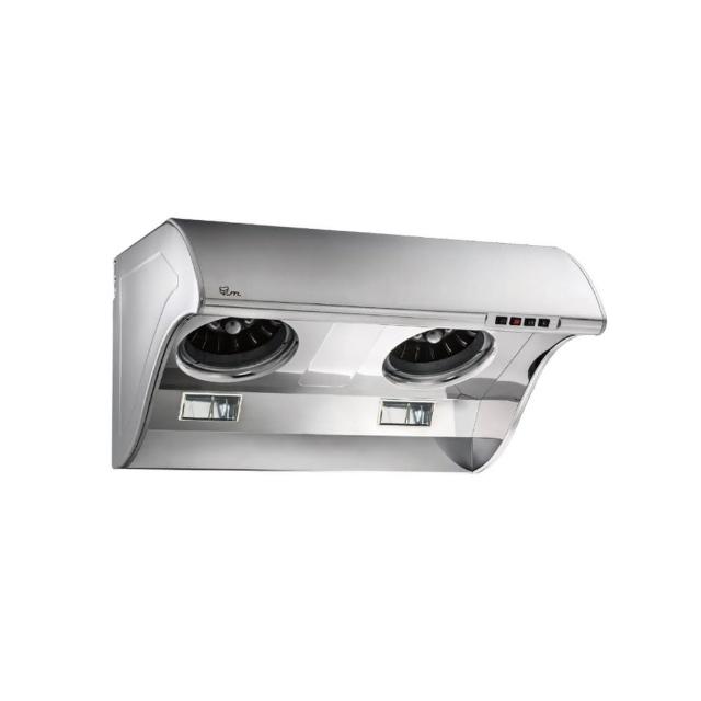 【喜特麗】斜背式大風胃TURBO油煙機80CM(JT-1710M原廠安裝)