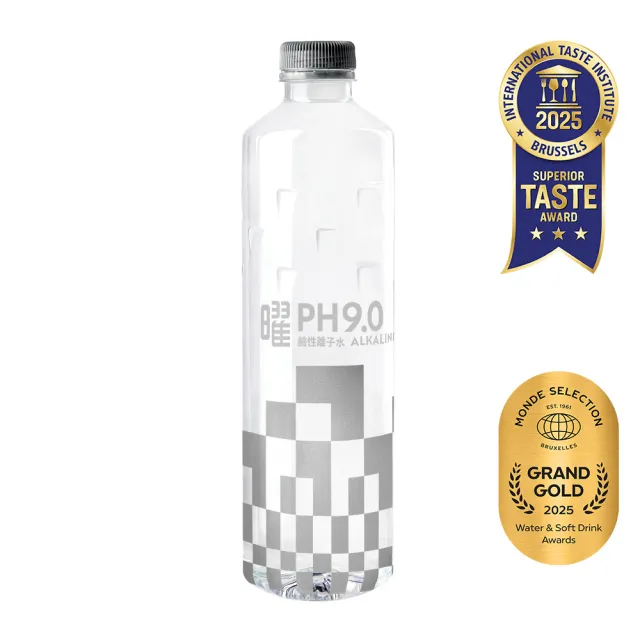 【NAYAQUA 耐雅格生技】曜 pH9.0鹼性離子水600mlx3箱(共72入；官方直營 鹼性水 礦泉水)